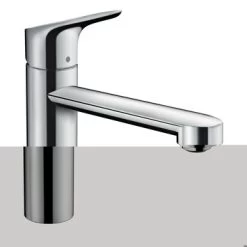 Hansgrohe Keukenkraan Focus M43 Met Hendel RVS 120