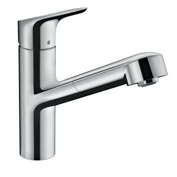 Hansgrohe Keukenkraan Focus M43 Met Hendel En Uittrekbare Sproeikop Chroom 150 3 Hansgrohe Keukenkraan Focus M43 Met Hendel En Uittrekbare Sproeikop Chroom 150