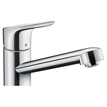 Hansgrohe Keukenkraan Focus M43 Met Hendel Chroom 100 3 Hansgrohe Keukenkraan Focus M43 Met Hendel Chroom 100