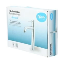 Atlantic Wastafelkraan Spencer Met Hendel Chroom -Badkamer Verkoop 123 12089