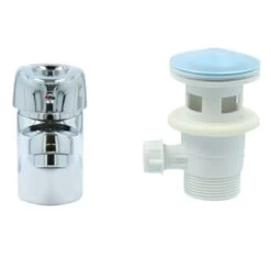 Handson Wastafelkraan Ralph Met Waste Chroom 24 Handson Wastafelkraan Ralph Met Waste Chroom -Badkamer Verkoop 123 12099