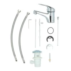 Handson Wastafelkraan Ralph Met Waste Chroom 27 Handson Wastafelkraan Ralph Met Waste Chroom -Badkamer Verkoop 123 12102