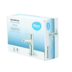 Atlantic Wastafelkraan Parker Met Hendel RVS -Badkamer Verkoop 123 12119