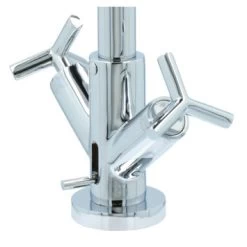 Absolut Wastafelkraan Post 2-knops Chroom 25 Absolut Wastafelkraan Post 2-knops Chroom -Badkamer Verkoop 123 12130