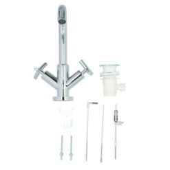 Absolut Wastafelkraan Post 2-knops Chroom 27 Absolut Wastafelkraan Post 2-knops Chroom -Badkamer Verkoop 123 12132