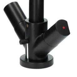 Aqualino Wastafelkraan Fortore 2-knops Met Waste Zwart 27 Aqualino Wastafelkraan Fortore 2-knops Met Waste Zwart -Badkamer Verkoop 123 12148