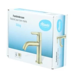 Atlantic Fonteinkraan Riley Met Hendel Messing -Badkamer Verkoop 123 12196