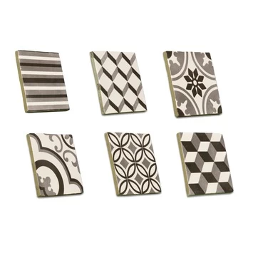 GAMMA Wandtegels Amadora Zwart & Wit 13x13 Cm 0,5 M² 4 GAMMA Wandtegels Amadora Zwart & Wit 13x13 Cm 0,5 M² - Afbeelding 2