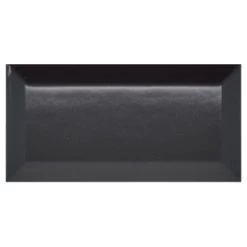 Wandtegel Metro Zwart 7,5x15 Cm 0,5 M²