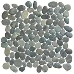 Nature Stone Pebble Antraciet 30x30 Cm 1 M²