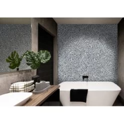 Nature Stone Pebble Antraciet 30x30 Cm 1 M² 16 Nature Stone Pebble Antraciet 30x30 Cm 1 M² -Badkamer Verkoop 123 12295