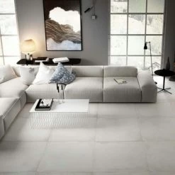 Vloertegel Ballerup Wit 60x60 Cm 1,44 M² 7 Vloertegel Ballerup Wit 60x60 Cm 1,44 M² -Badkamer Verkoop 123 12301