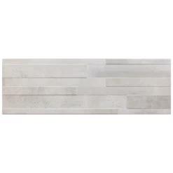 Wandtegel Decor Dust Bianco Muretto 20x60 Cm