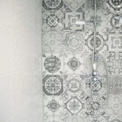 Wandtegel Iris Hoogglans Wit 25x40 Cm 1,4 M² 8 Wandtegel Iris Hoogglans Wit 25x40 Cm 1,4 M² -Badkamer Verkoop 123 12373