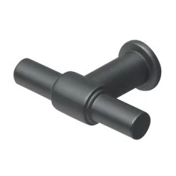 Tiger Maryport Badkamermeubelset 60 Cm Mat Zwart Met Wit Glanzende Polybeton Wastafel En Matzwarte Grepen -Badkamer Verkoop 123 1251