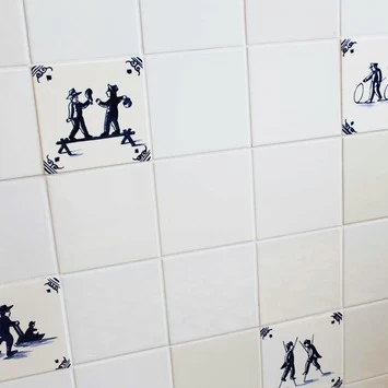 Wandtegel Dokkums Oud Wit 13x13 Cm 0,51 M² 5 Wandtegel Dokkums Oud Wit 13x13 Cm 0,51 M² - Afbeelding 3