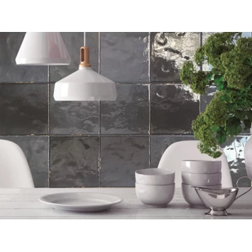 Wandtegel Sava Grijs 13x13 Cm 1m² 6 Wandtegel Sava Grijs 13x13 Cm 1m² - Afbeelding 4