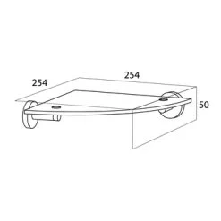 Tiger Hoekplanchet Boston RVS 9 Tiger Hoekplanchet Boston RVS -Badkamer Verkoop 123 1258