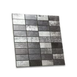 Mozaïektegel Vulcano Zwart 30x30 Cm 4 Stuks -Badkamer Verkoop 123 12592