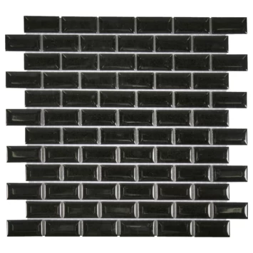 Mozaïektegel Mini Metro Zwart 32,2x29,8 Cm 4 Stuks 3 Mozaïektegel Mini Metro Zwart 32,2x29,8 Cm 4 Stuks