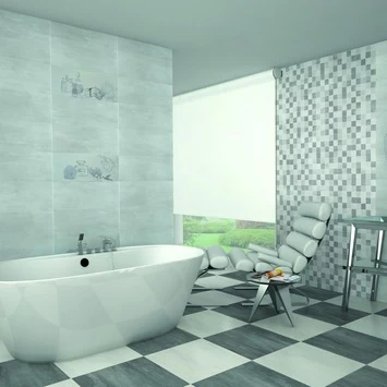 Wandtegel Unika Grijs 20x60 Cm 1,20 M² 4 Wandtegel Unika Grijs 20x60 Cm 1,20 M² - Afbeelding 2