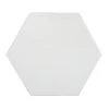 Wandtegel Rustic Hexagon Glans Wit 15x15 Cm 0,85m² 2 Wandtegel Rustic Hexagon Glans Wit 15x15 Cm 0,85m² -Badkamer Verkoop 123 12759