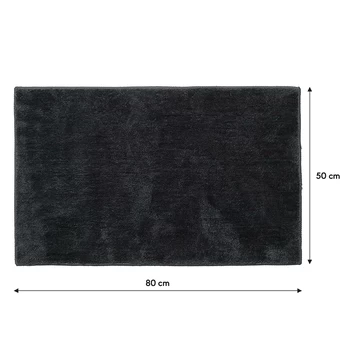 Sealskin Badmat Doux 50x80cm Donkergrijs 7 Sealskin Badmat Doux 50x80cm Donkergrijs - Afbeelding 5
