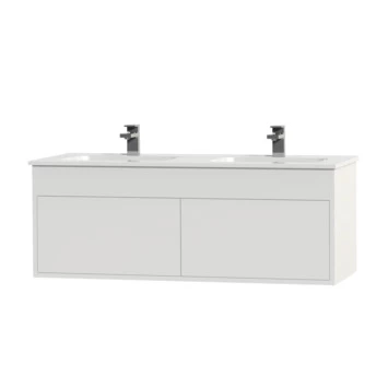 Tiger Helsinki Badkamermeubel 120 Cm Hoogglans Wit Met Wastafel Keramiek Hoogglans Wit 5 Tiger Helsinki Badkamermeubel 120 Cm Hoogglans Wit Met Wastafel Keramiek Hoogglans Wit - Afbeelding 3