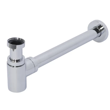 Sanivesk Luxe Design Fonteinsifon Chroom 5/4"x32mm LAAG Model 4 Sanivesk Luxe Design Fonteinsifon Chroom 5/4"x32mm LAAG Model - Afbeelding 2