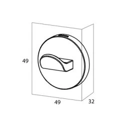 Tiger Handdoekhaak Noon Groot Zwart 13 Tiger Handdoekhaak Noon Groot Zwart -Badkamer Verkoop 123 1367