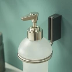 Tiger Zeepdispenser Cliqit Hangend Donkergrijs RVS 7 Tiger Zeepdispenser Cliqit Hangend Donkergrijs RVS -Badkamer Verkoop 123 1370