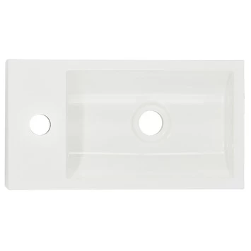 Differnz Wastafel Fabulous Wit 40x22x11 Cm 3 Differnz Wastafel Fabulous Wit 40x22x11 Cm