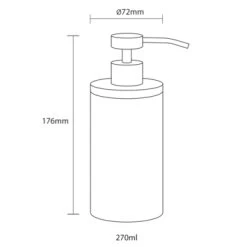 Sealskin Zeepdispenser Grace Zand 21 Sealskin Zeepdispenser Grace Zand -Badkamer Verkoop 123 1416