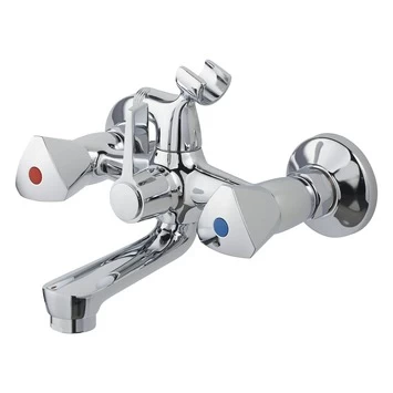 OK Badkraan 2-knops Chroom 3 OK Badkraan 2-knops Chroom