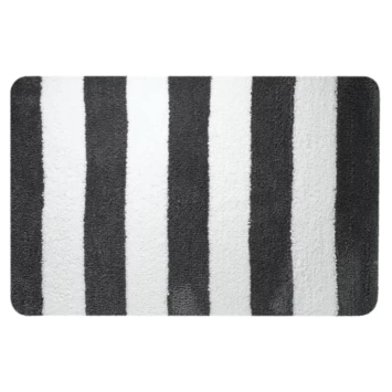 Sealskin Badmat Linje Grijs Met Wit 90x60 Cm 3 Sealskin Badmat Linje Grijs Met Wit 90x60 Cm