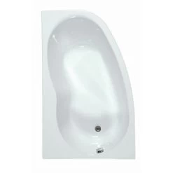 Allibert Elba Bad Duo Rechts Ca. 160x100cm Wit Toplax