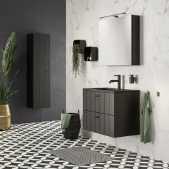 Tiger Haak Tune Messing Zwart -Badkamer Verkoop 123 1518