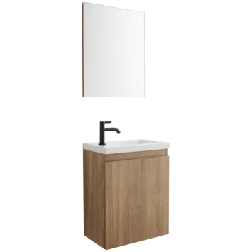 Allibert Fonteinmeubel Portopack Eiken 40cm 6 Allibert Fonteinmeubel Portopack Eiken 40cm - Afbeelding 4