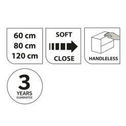 Tiger Karlo Badkamermeubel 120cm Mat Zwart Met Eiken Wasblad En Keramische Waskom -Badkamer Verkoop 123 1540