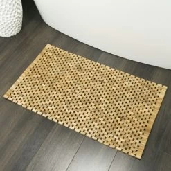Sealskin Badmat Woodblock Teak 90x52 Cm 11 Sealskin Badmat Woodblock Teak 90x52 Cm -Badkamer Verkoop 123 1651