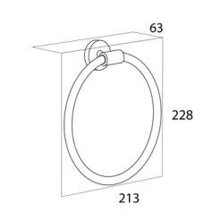 Tiger Handdoekring Boston RVS Glans 9 Tiger Handdoekring Boston RVS Glans -Badkamer Verkoop 123 166