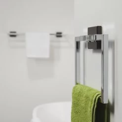 Tiger Zenna Handdoekring Chroom/wenge -Badkamer Verkoop 123 1660