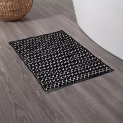 Sealskin Badmat Boho 60x90cm Zwart 19 Sealskin Badmat Boho 60x90cm Zwart -Badkamer Verkoop 123 1689