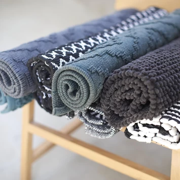 Sealskin Badmat Boho 60x90cm Zwart 8 Sealskin Badmat Boho 60x90cm Zwart - Afbeelding 6