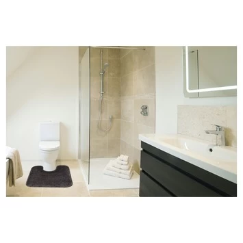 Differnz WC Mat Altera 60x60 Cm Antraciet 4 Differnz WC Mat Altera 60x60 Cm Antraciet - Afbeelding 2