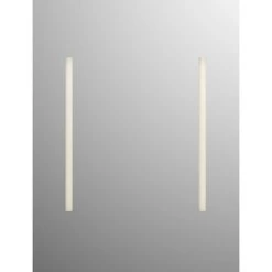 Plieger Spiegel Met Geïntegreerde Verlichting 2 Zijden Zilver 80x55 Cm