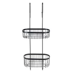 Wenko 2-laags Doucherek Serino Zwart -Badkamer Verkoop 123 1764