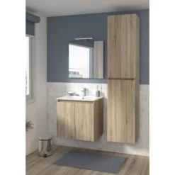Atlantic By Allibert Badmeubelset Emma 60 Cm 2 Deurs Hout -Badkamer Verkoop 123 1790