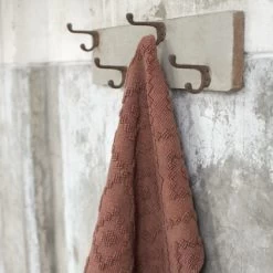 Sealskin Badmat Aztec 60x60cm Donkerroze -Badkamer Verkoop 123 1852