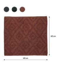 Sealskin Badmat Aztec 60x60cm Donkerroze -Badkamer Verkoop 123 1858